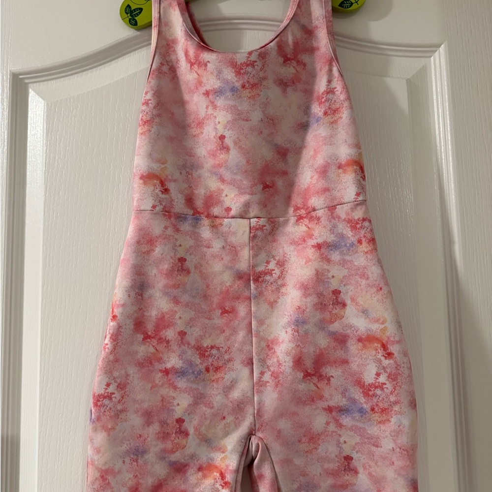 Cat & Jack Pink and Purple Tie-Dye Leotard
